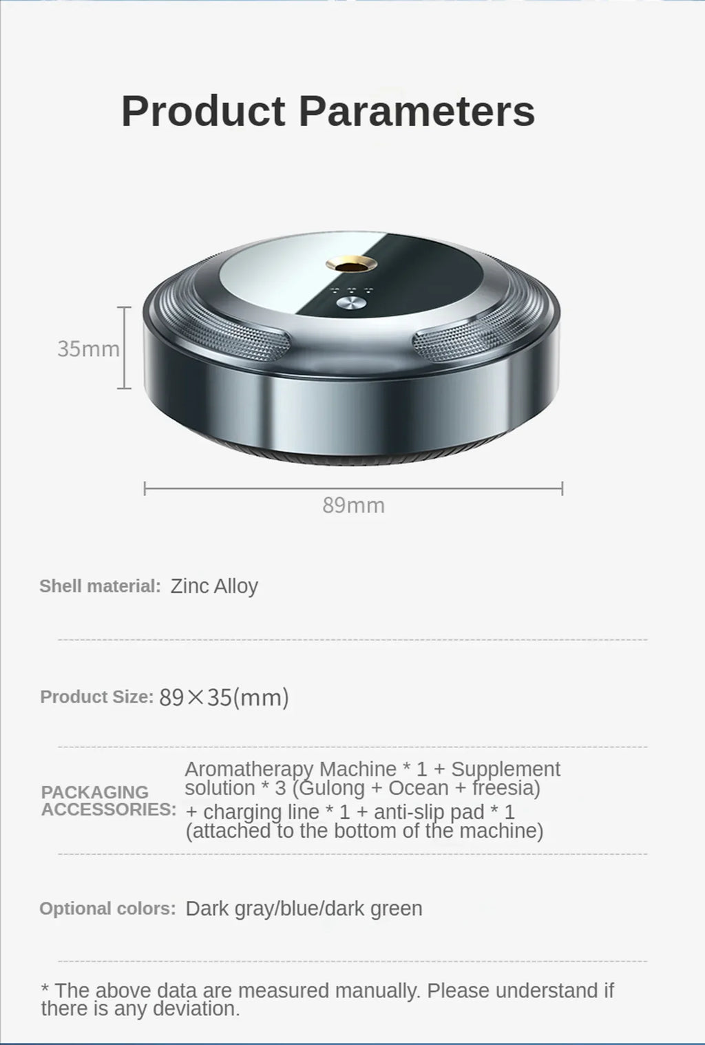 Smart Car Air Freshener Fragrance Diffuser Car Mist Humidifier Essential Oil Diffuser Aromatherapy Interior Accessories