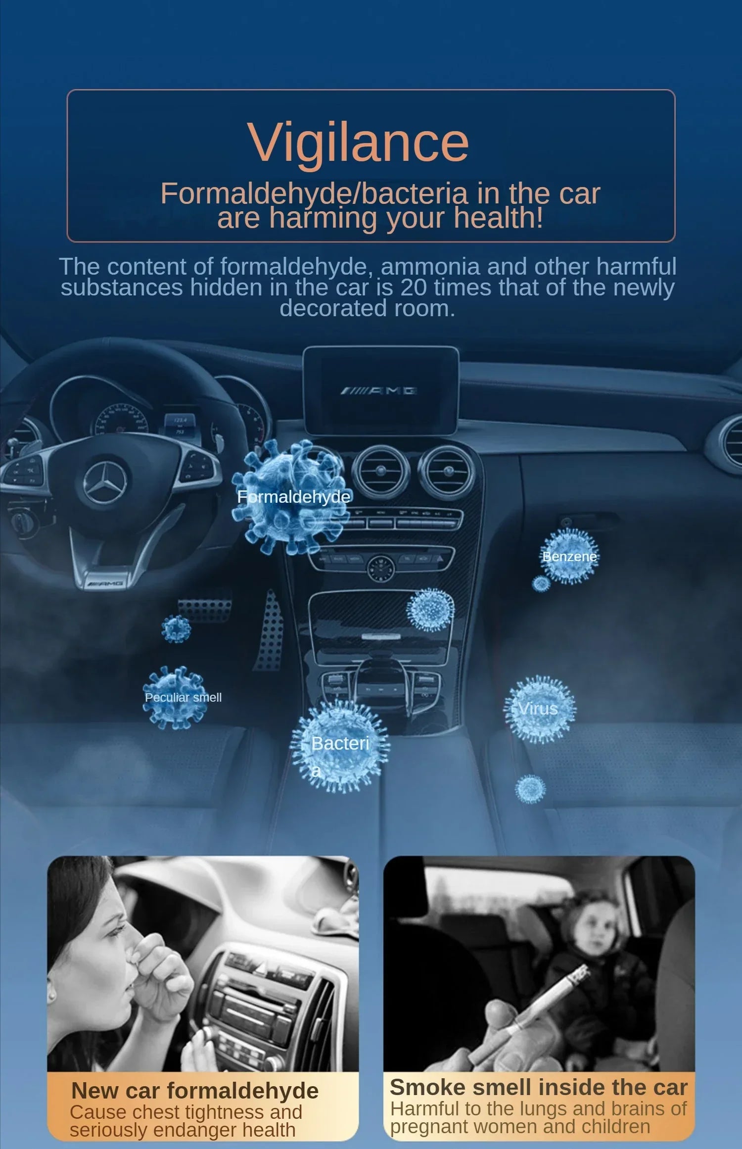 Smart Car Air Freshener Fragrance Diffuser Car Mist Humidifier Essential Oil Diffuser Aromatherapy Interior Accessories